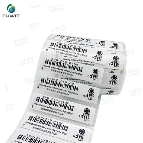 uhf rfid temperature sensor|high temperature rfid labels.